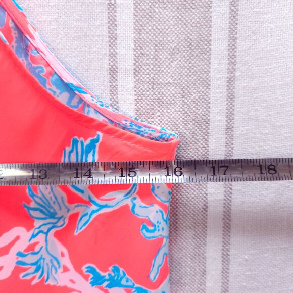 LILLY PULITZER Shirt Tank Top Pink Blue Womens XXS Sleeveless Pink Resortwear‎ - Picture 7 of 10